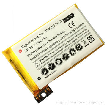 Mobile Phone Battery for iPhone 3S/APN 616-0431 616-0432 616-0433 616-0434 616-0435/1,400mAh Li-poly